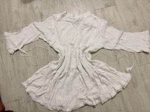 White Indian Embroidered Kurta