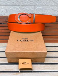 COACH IMPORTED GRIP AUTO LOCK PREMIUM BELT FOR MEN