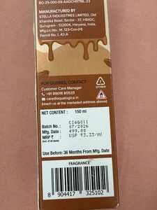 Aqualogica Salted Caramel Crush Perfume Body Mist
