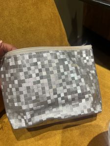 Set of popcorn holder, zipper pouch, small box