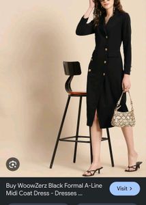 Double-Breasted Blazer Dress