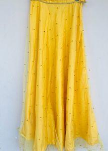 Vibrant Yellow Lehanga Choli Set