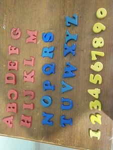 Magnetic ABCs and 123s