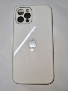 I phone 12 pro back cover with tempered glass