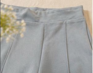 Stylish Blue Relaxed high rise easy wash trouser