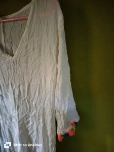 Boho White Dress