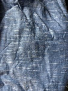 Blue Sleeveless Button-Up Midi Dress
