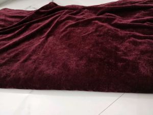 Burgundy Velvet Fabric