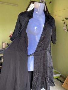 Chic Black Wrap Dress