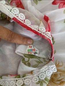 Floral Print Kurta and Skirt Set