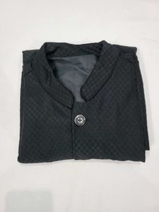 Black Ethnic Waistcoat