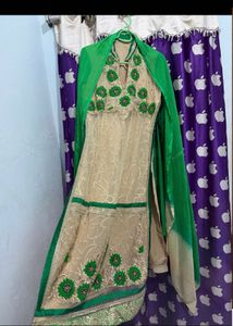 Embroidered Kurta Set with Dupatta