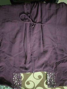 Sparkling Purple Ethnic Kurta Set