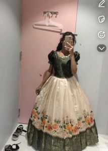 Elegant Floral Ethnic Gown