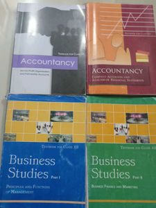 Class XII Accountancy & Business Studies Textbooks