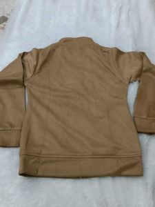 Quilted Suede-Like Zip-Up Jacket