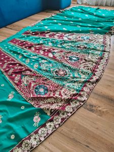 Gorgeous sequinned  lehanga Saree
