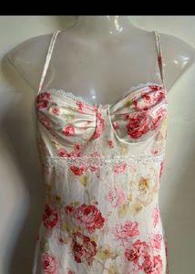 Floral Print Slip Dress