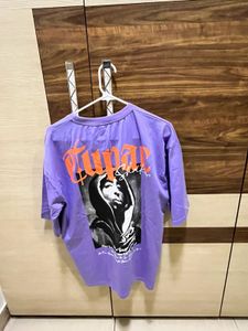 Oversized Thug Life Graphic Tee