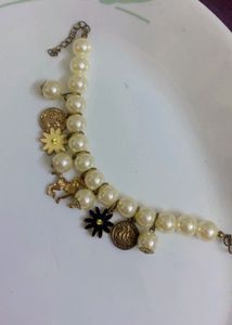 Charming Pearl Charm Bracelet