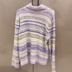 Cozy Fair Isle Turtleneck Sweater