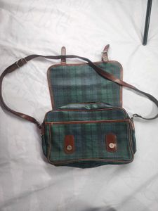 Vintage Ralph lauren Plaid Crossbody Bag