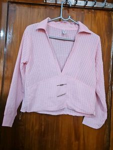 Cute Pink Crop Top
