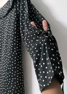 Chic Polka Dot Top | Office wear