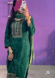 Elegant Green Kurta Set