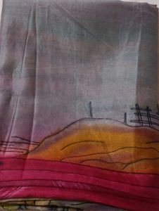 Unique Abstract Print Saree