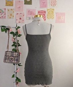 Olive Green Button-Down Dress