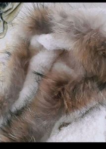 Cozy White Fur Hooded Coat