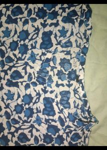 Floral Printed Anarkali kurti with dupatta