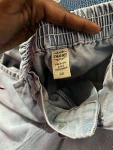 Light Wash Cargo Jeans