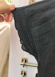 Boho Black Embroidered Top