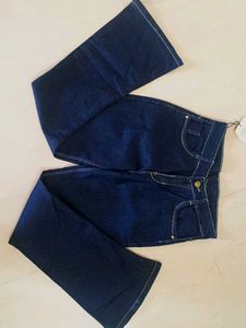 Flared Dark Wash Denim Jeans