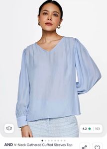 AND top with V neck