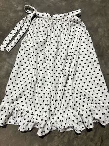 Chic Polka Dot Halter Neck Dress