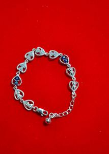 Heart Charm Bracelet pure silver