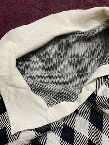 Argyle Patterned Crop Top