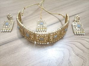 Gold Plated Kundan Choker Set
