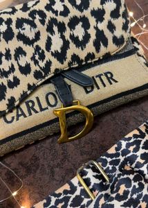 Leopard Print Crossbody Bag