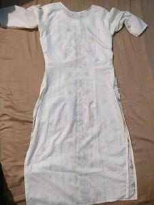 Printed White Kurta. 🤍