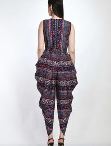 Bohemian Print Dhoti Jumpsuit