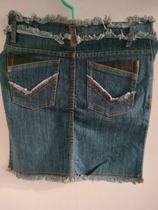 Denim Blue Skirt Size 30