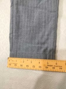 Men's Grey Pinstripe Drawstring Pants