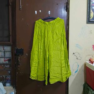 Beautiful Green Kurta Embroidery with palazzo