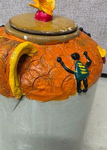 Vintage Decorative Ceramic Jar