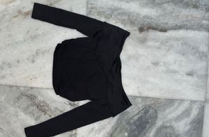 Black Long Sleeve Top