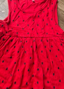Cute Watermelon Print Dress